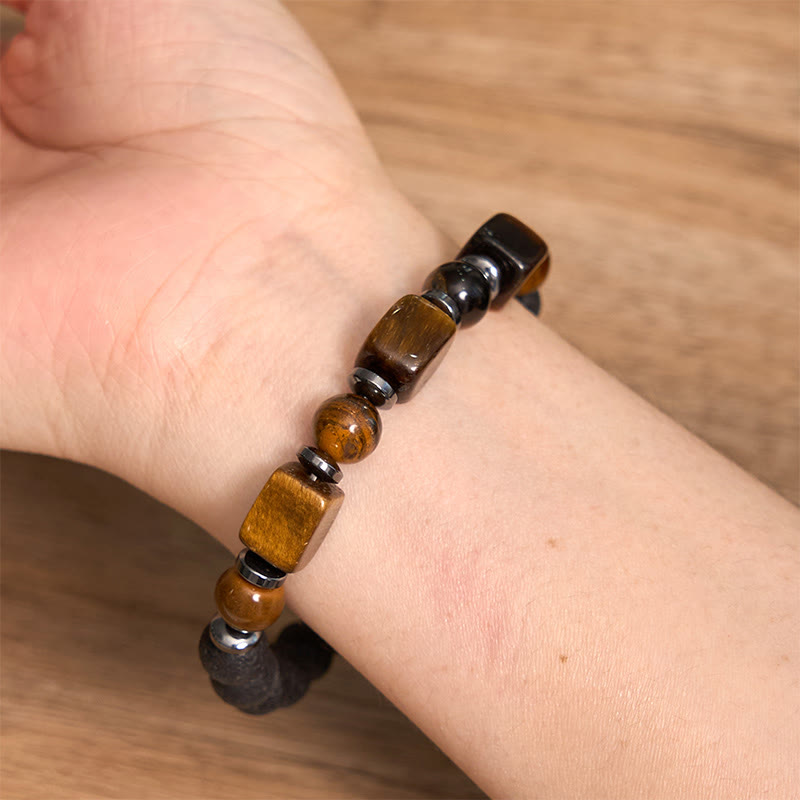 Nimara Ritual Various Crystals Lava Rock Calm Bracelet