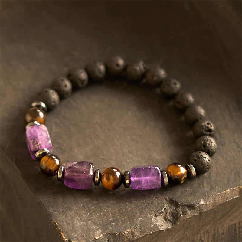 Nimara Ritual Various Crystals Lava Rock Calm Bracelet
