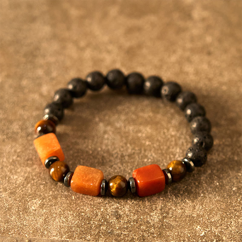 Nimara Ritual Various Crystals Lava Rock Calm Bracelet
