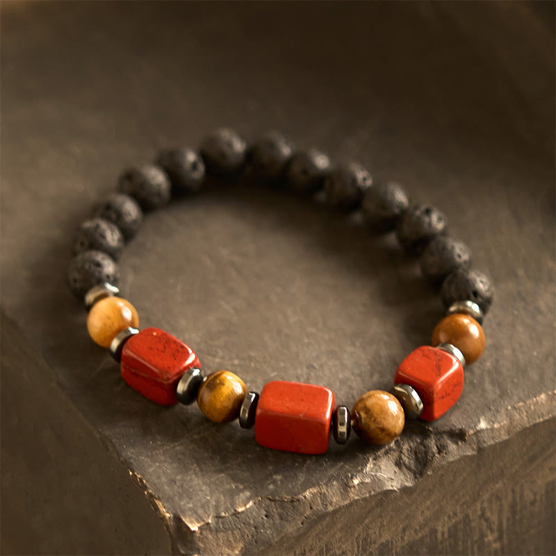 Nimara Ritual Various Crystals Lava Rock Calm Bracelet