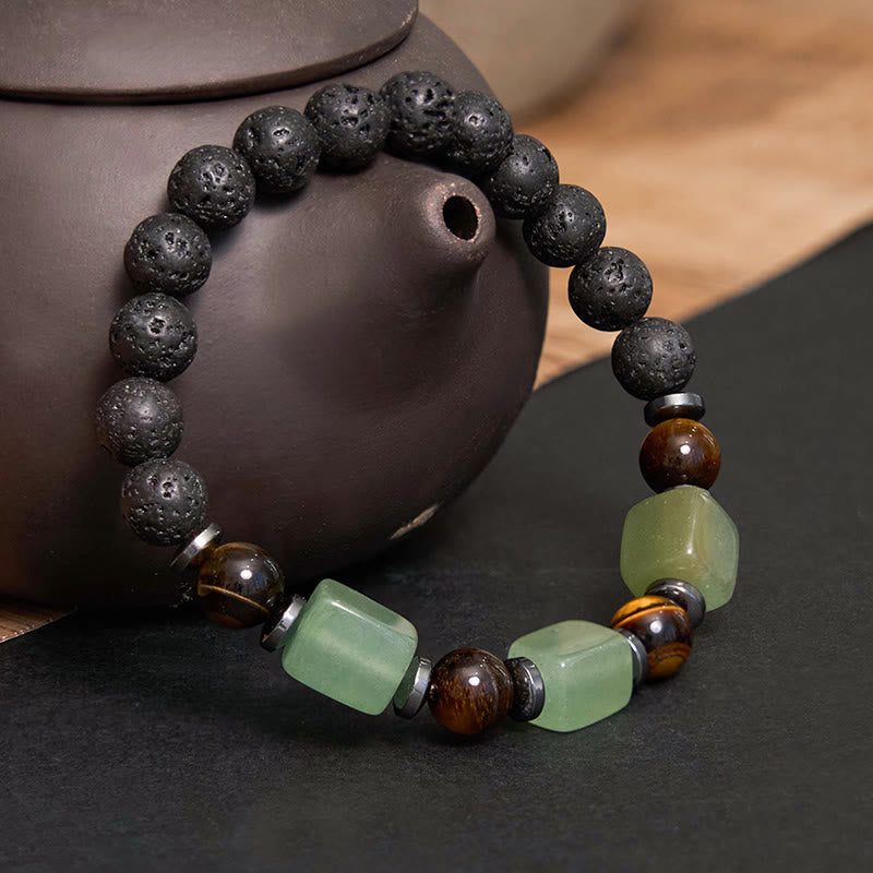 Nimara Ritual Various Crystals Lava Rock Calm Bracelet