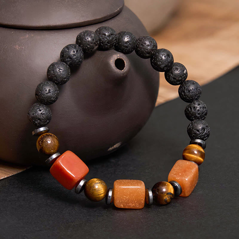 Nimara Ritual Various Crystals Lava Rock Calm Bracelet