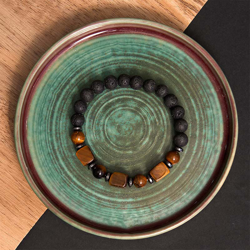 Nimara Ritual Various Crystals Lava Rock Calm Bracelet