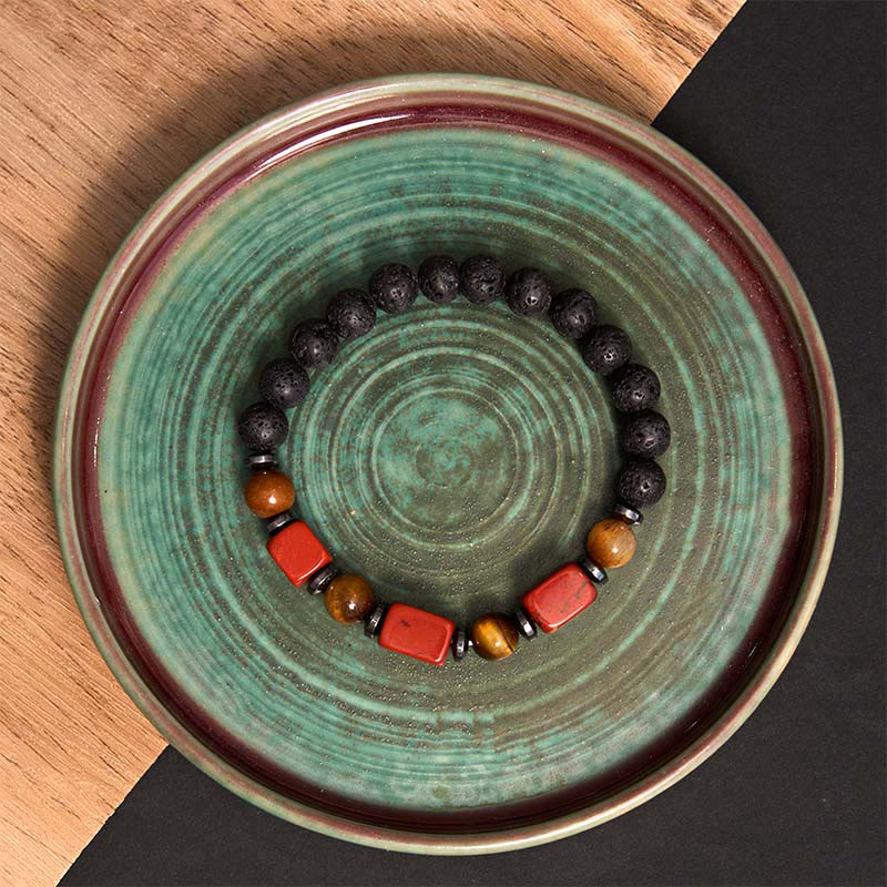 Nimara Ritual Various Crystals Lava Rock Calm Bracelet