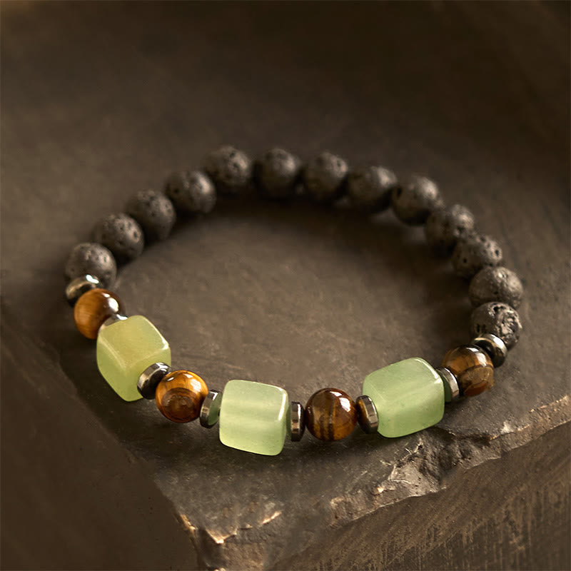 Nimara Ritual Various Crystals Lava Rock Calm Bracelet