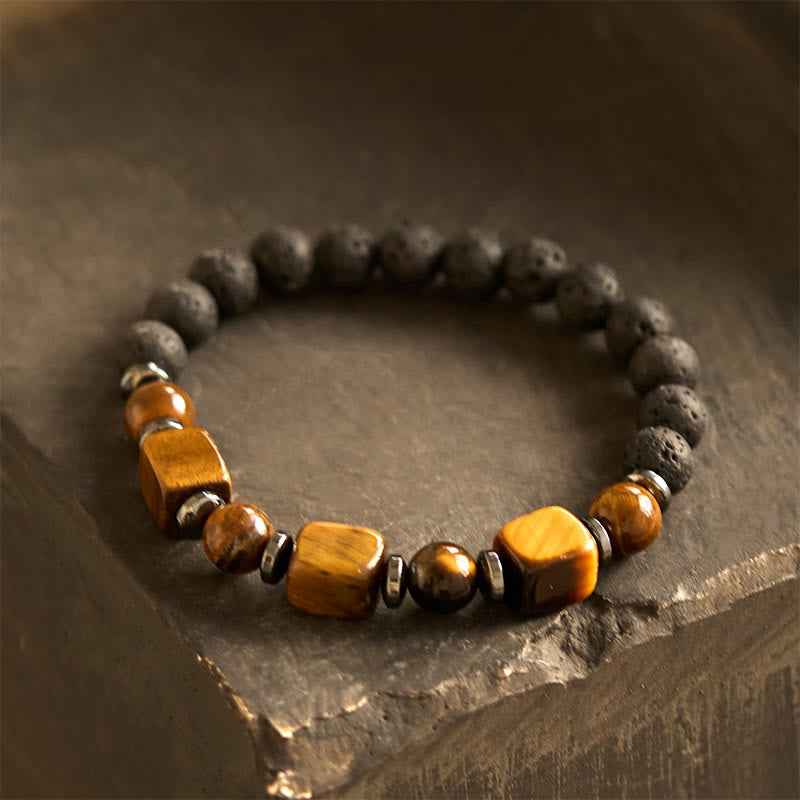 Nimara Ritual Various Crystals Lava Rock Calm Bracelet
