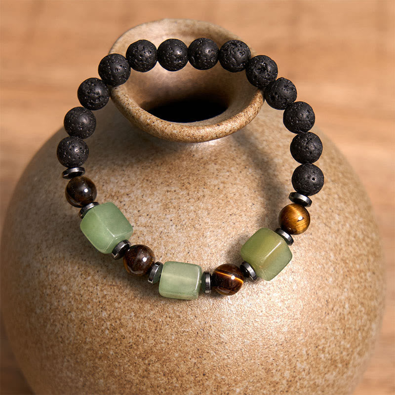 Nimara Ritual Various Crystals Lava Rock Calm Bracelet