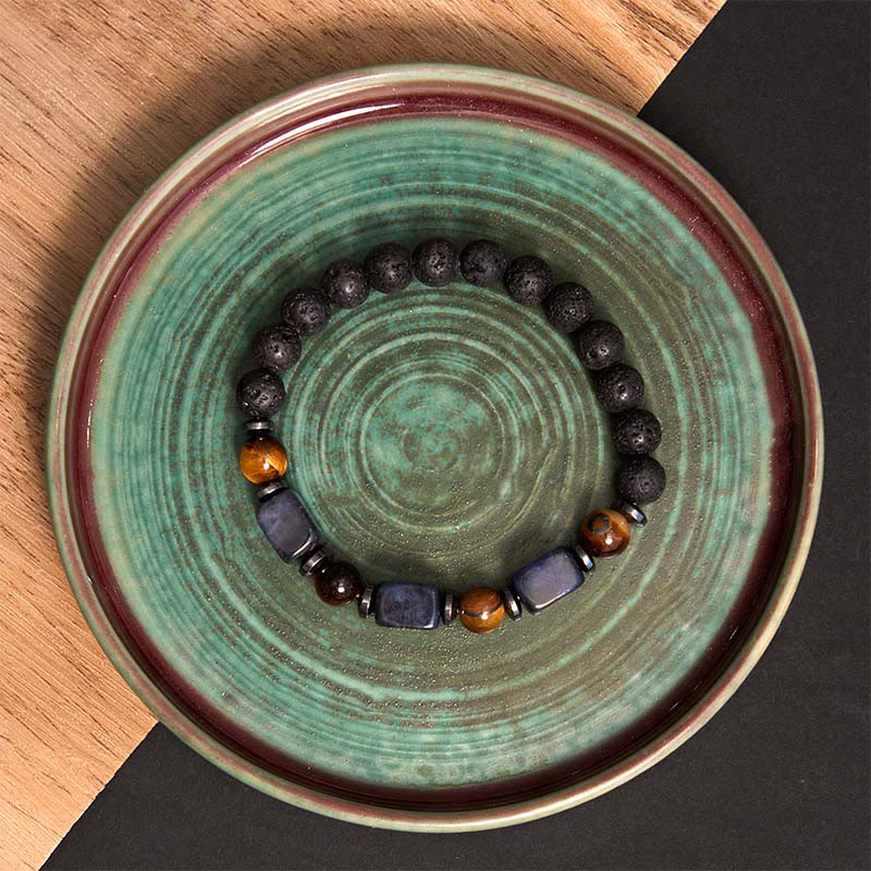 Nimara Ritual Various Crystals Lava Rock Calm Bracelet