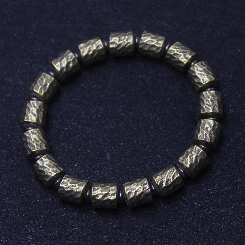 Nimara Ritual Copper Meteorite Crater Pattern Luck Bracelet