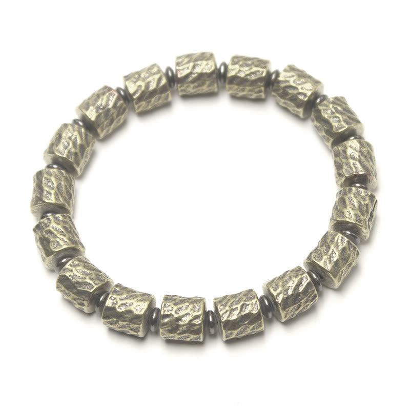 Nimara Ritual Copper Meteorite Crater Pattern Luck Bracelet