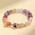 Nimara Ritual Various Crystal Pink Crystal Amethyst Year Of The Snake Lucky Bracelet