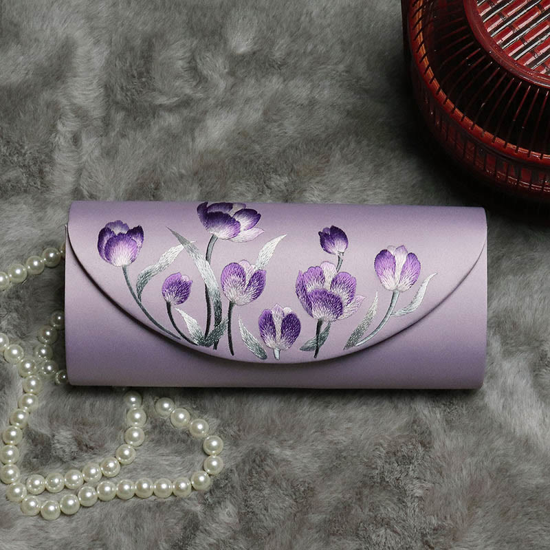 Nimara Ritual Peony Tulip Su Embroidery Wedding Shopping Purse Handbag Crossbody Bag