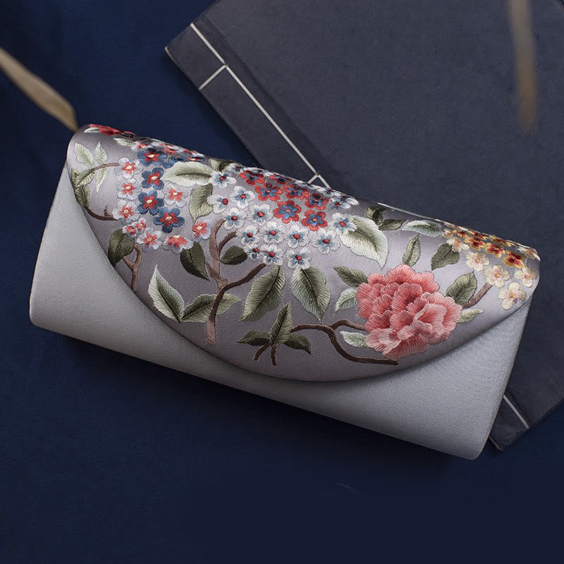 Nimara Ritual Hydrangea Su Embroidery Wedding Shopping Wallet Purse Handbag Crossbody Bag