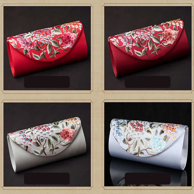 Nimara Ritual Hydrangea Su Embroidery Wedding Shopping Wallet Purse Handbag Crossbody Bag