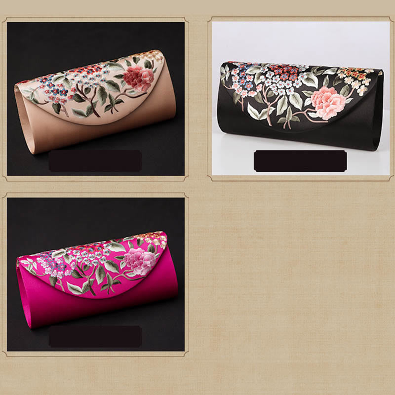 Nimara Ritual Hydrangea Su Embroidery Wedding Shopping Wallet Purse Handbag Crossbody Bag