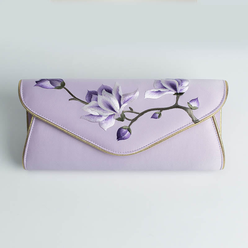Nimara Ritual Magnolia Su Embroidery Wedding Shopping Purse Handbag Crossbody Bag