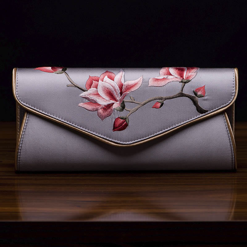 Nimara Ritual Magnolia Su Embroidery Wedding Shopping Purse Handbag Crossbody Bag
