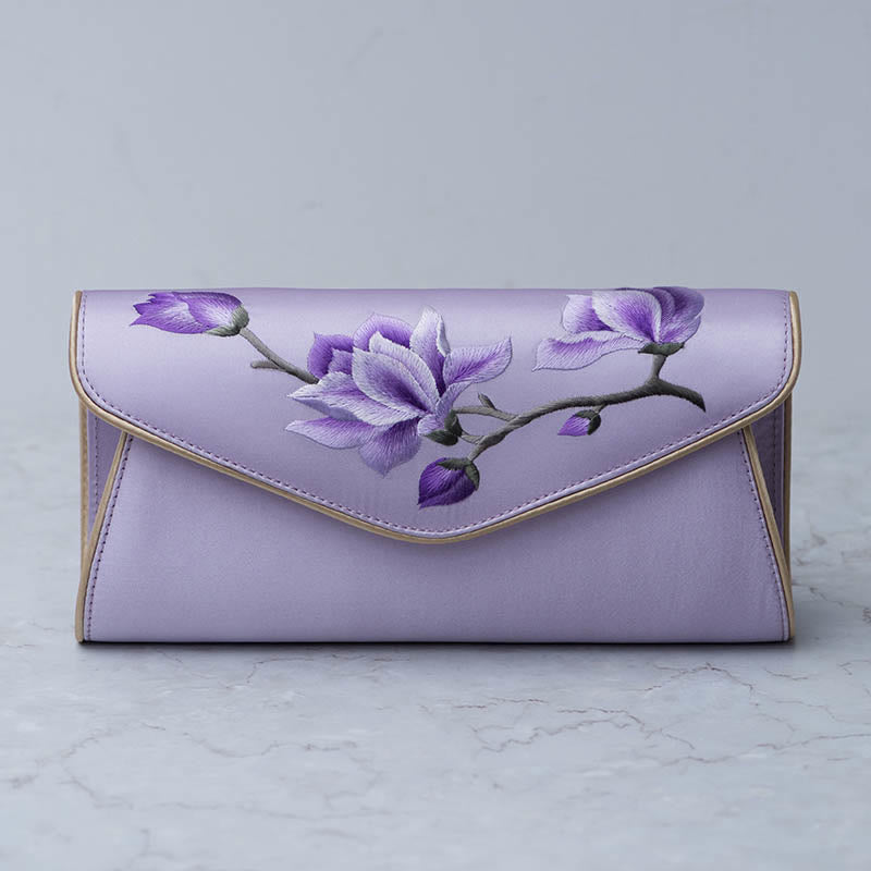 Nimara Ritual Magnolia Su Embroidery Wedding Shopping Purse Handbag Crossbody Bag