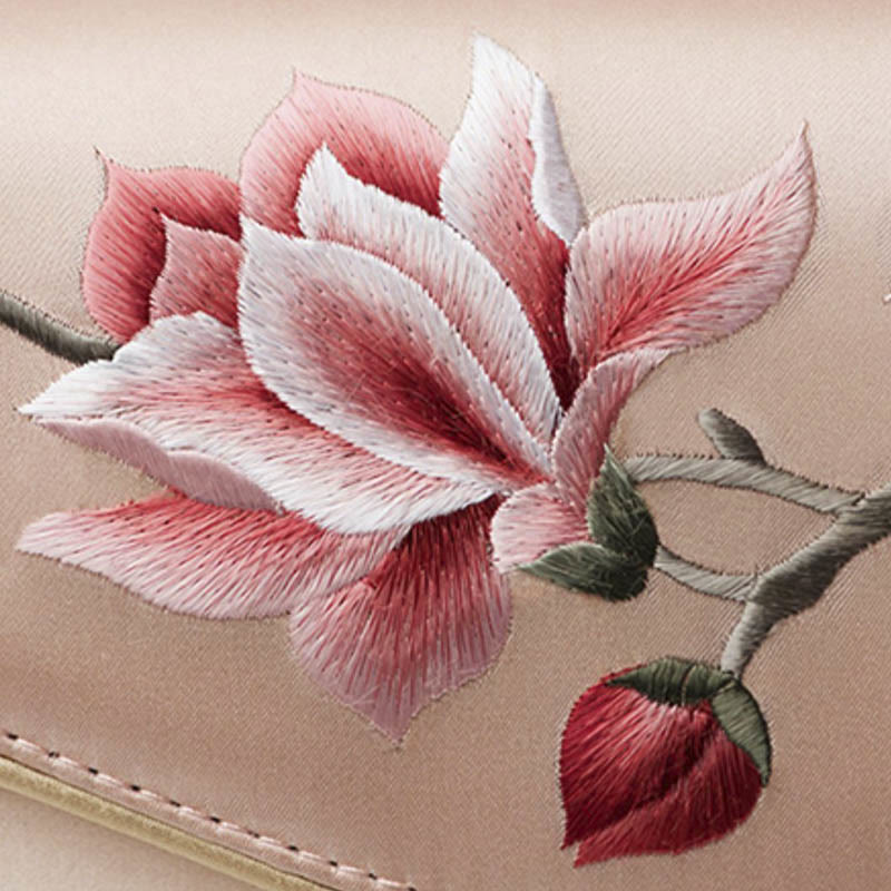 Nimara Ritual Magnolia Su Embroidery Wedding Shopping Purse Handbag Crossbody Bag