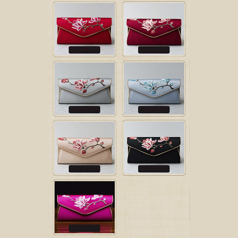 Nimara Ritual Magnolia Su Embroidery Wedding Shopping Purse Handbag Crossbody Bag