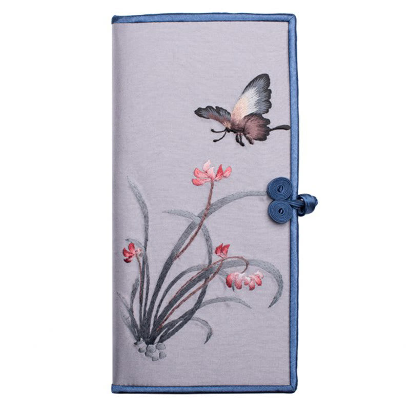 Nimara Ritual Butterfly Orchid Su Embroidery Journey Shopping Purse Handbag