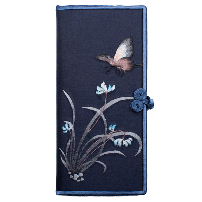 Nimara Ritual Butterfly Orchid Su Embroidery Journey Shopping Purse Handbag