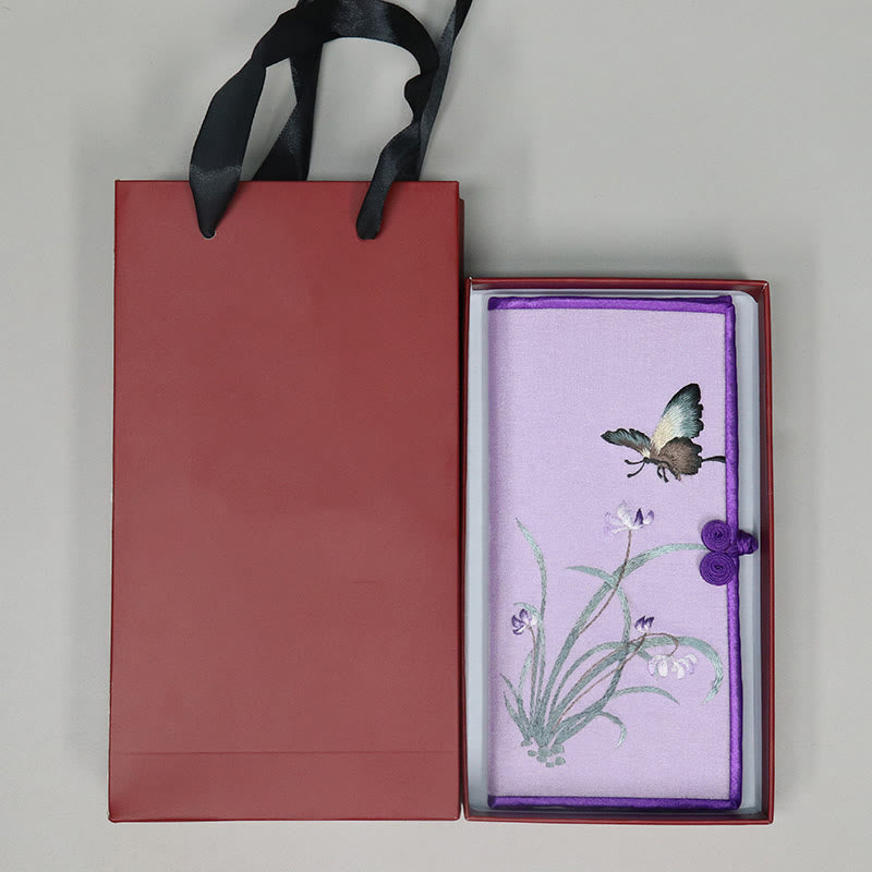 Nimara Ritual Butterfly Orchid Su Embroidery Journey Shopping Purse Handbag