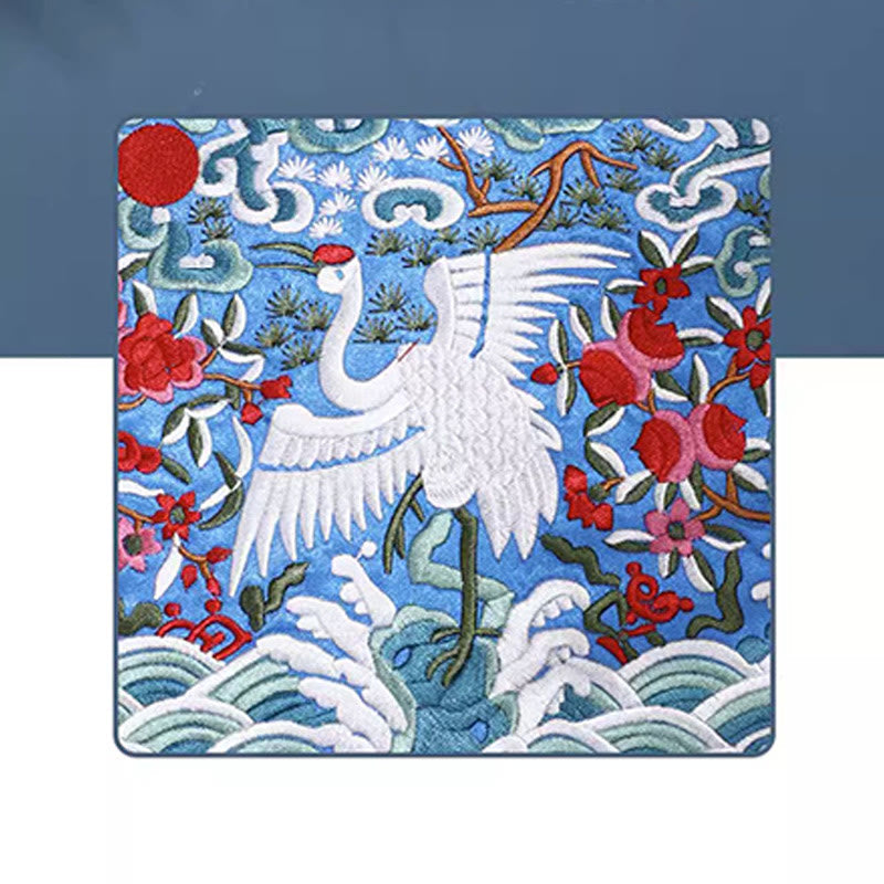 Nimara Ritual Mythical Beast Phoenix Dragon Qilin Su Embroidery Ticket Folder Storage Journey Shopping Purse Handbag