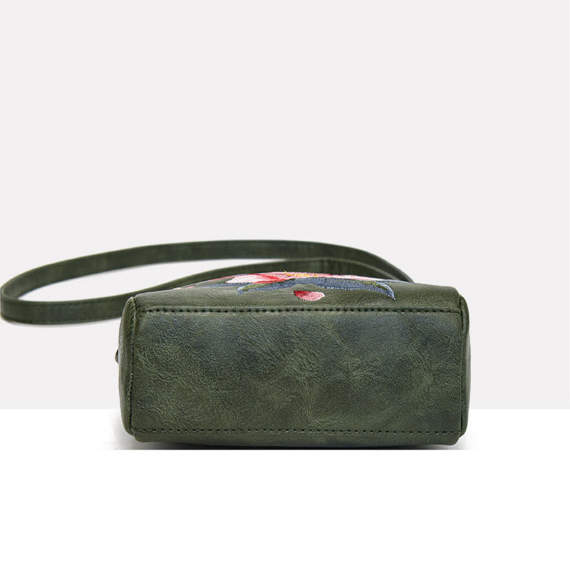 Nimara Ritual Lotus Su Embroidery Journey Shopping Purse Shoulder Bag Crossbody Bag