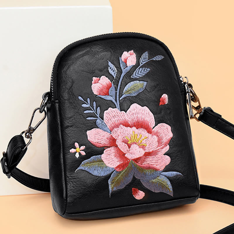 Nimara Ritual Lotus Su Embroidery Journey Shopping Purse Shoulder Bag Crossbody Bag