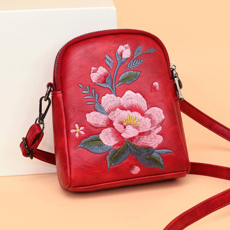 Nimara Ritual Lotus Su Embroidery Journey Shopping Purse Shoulder Bag Crossbody Bag
