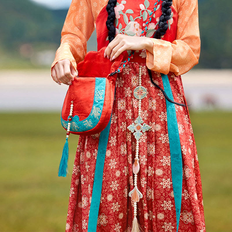 Nimara Ritual Ethnic Style Su Embroidery Journey Shopping Shoulder Bag Handbag Crossbody Bag