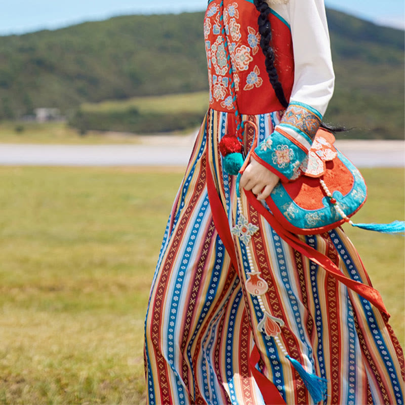 Nimara Ritual Ethnic Style Su Embroidery Journey Shopping Shoulder Bag Handbag Crossbody Bag