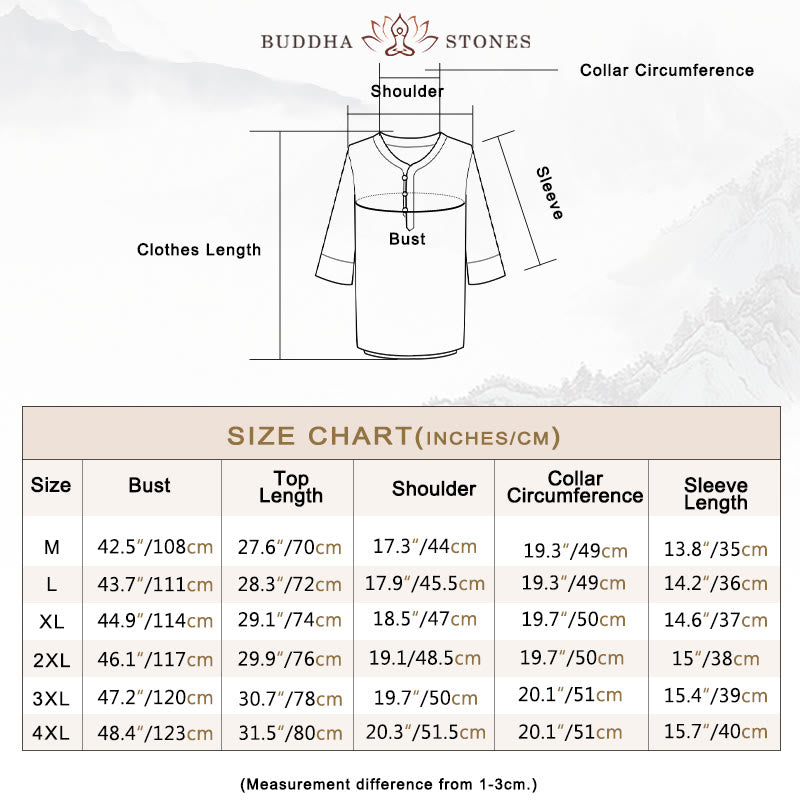 Nimara Ritual Solid Color Traditional Short Sleeve T-shirt Pants Clothing Men's Set