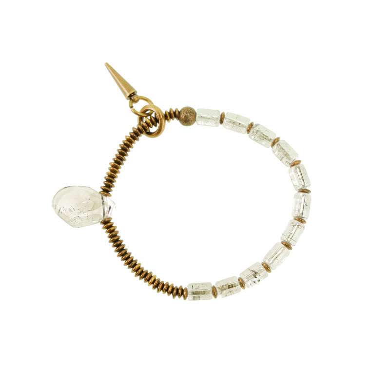 Nimara Ritual Copper White Crystal Luck Bracelet