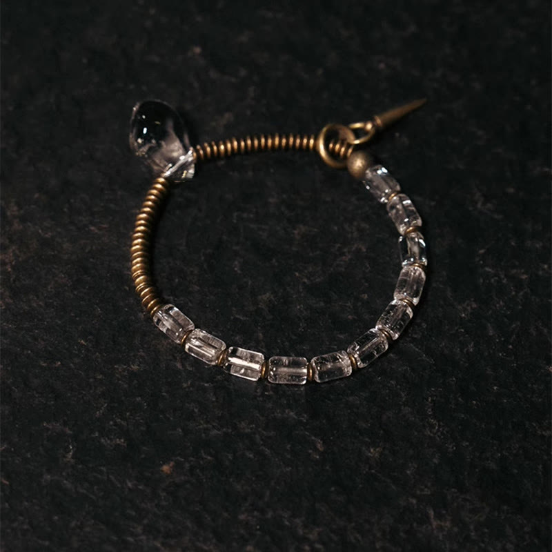 Nimara Ritual Copper White Crystal Luck Bracelet