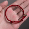 Love Strength Red String Jade Bracelet
