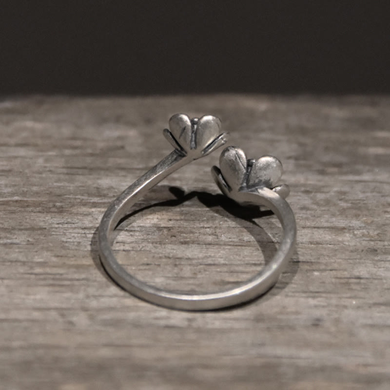 Nimara Ritual 925 Sterling Silver Flowers Ring