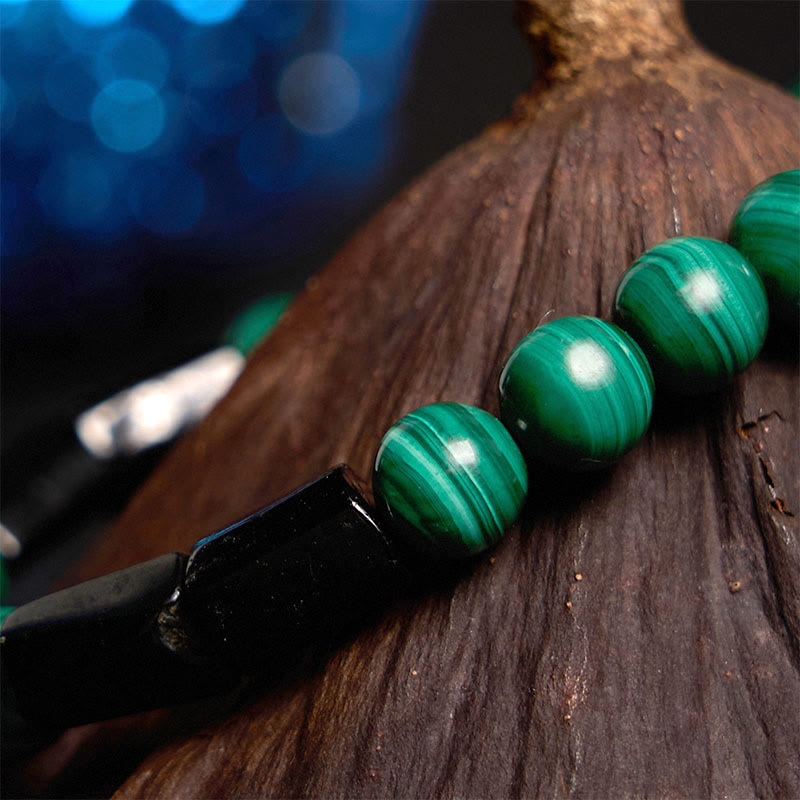Nimara Ritual Malachite Black Tourmaline Purity Bracelet