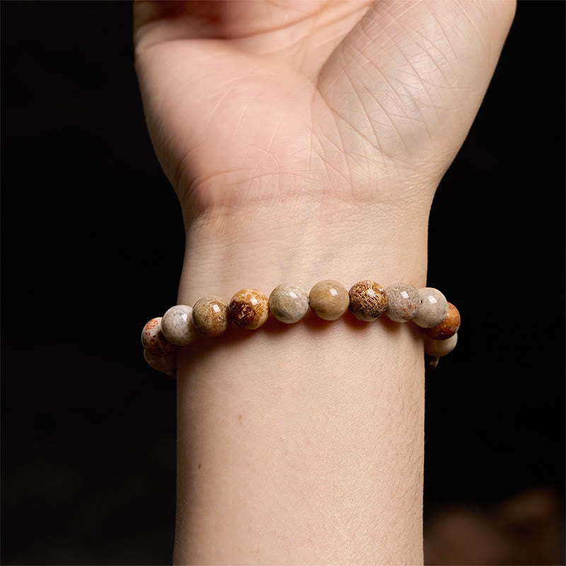 Nimara Ritual Fossil Coral Compassion Bracelet