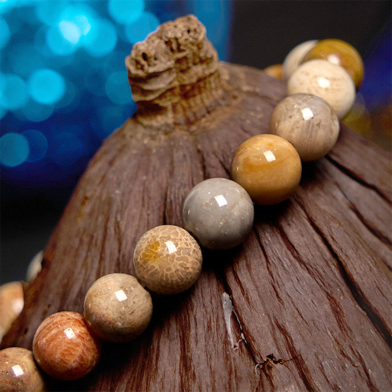 Nimara Ritual Fossil Coral Compassion Bracelet