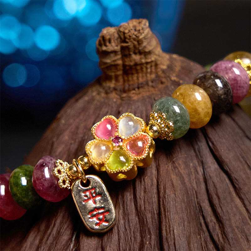 Nimara Ritual Tourmaline Jade Safe And Well Love Bracelet