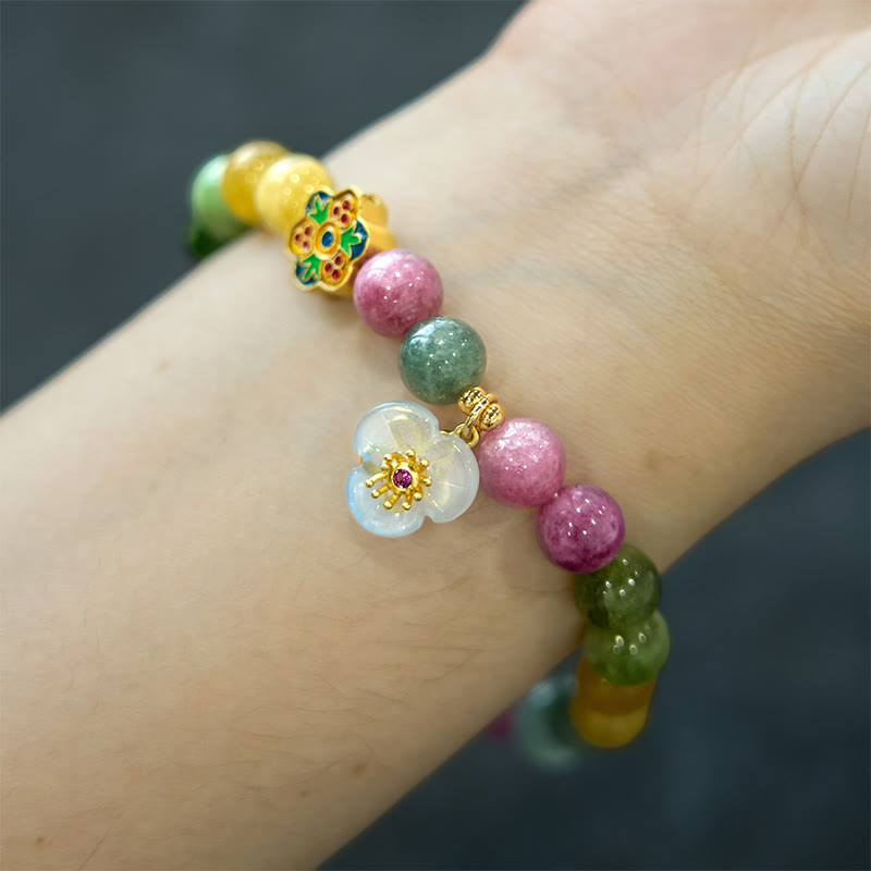 Nimara Ritual Tourmaline Wisdom Flower Bracelet