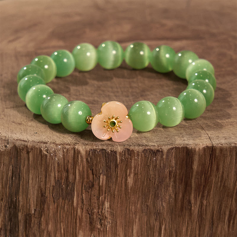 Nimara Ritual Cat's Eye Chrysoberyl Flower Love Bracelet