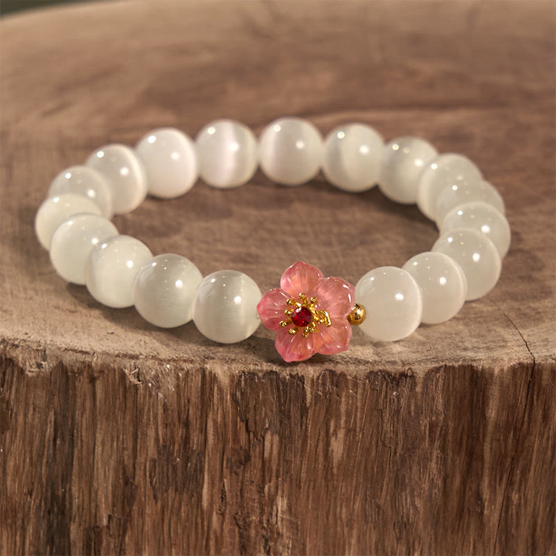 Nimara Ritual Cat's Eye Chrysoberyl Flower Love Bracelet