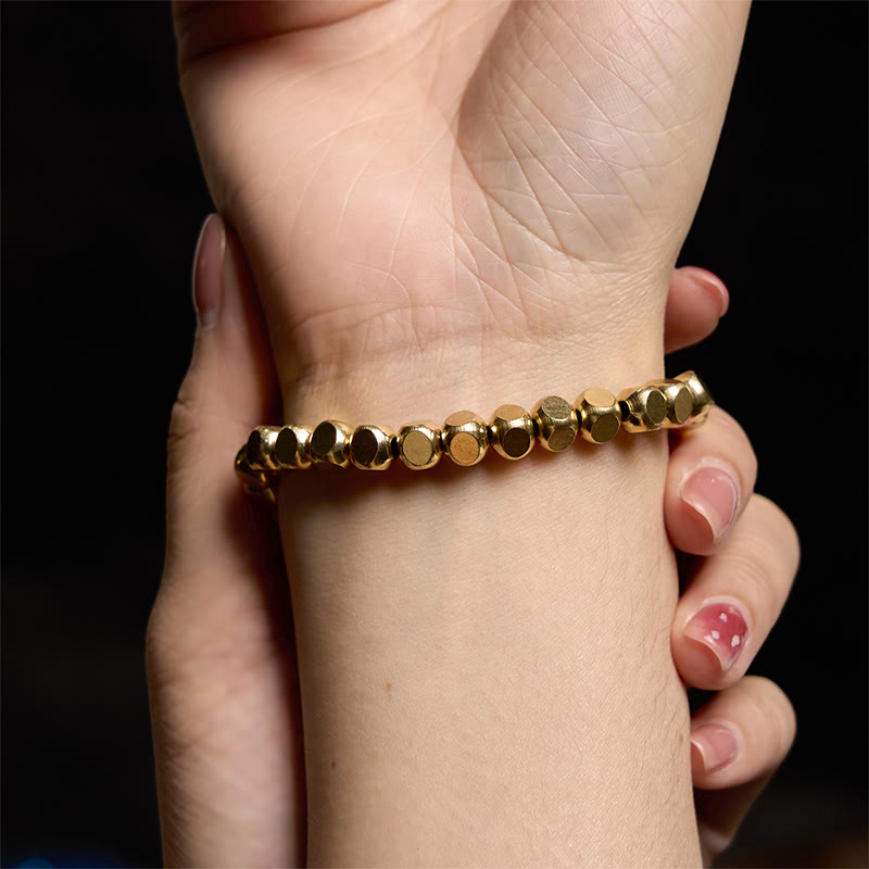 Nimara Ritual Brass Copper Good Luck Healing Bracelet