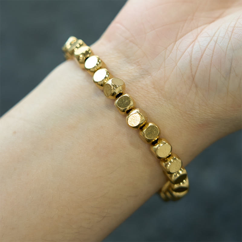 Nimara Ritual Brass Copper Good Luck Healing Bracelet