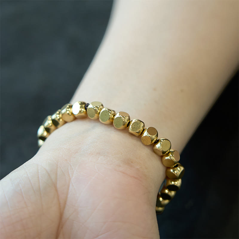 Nimara Ritual Brass Copper Good Luck Healing Bracelet