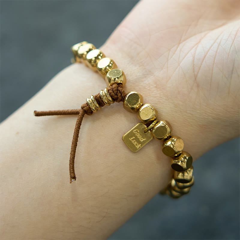 Nimara Ritual Brass Copper String Good Luck Self Care Bracelet