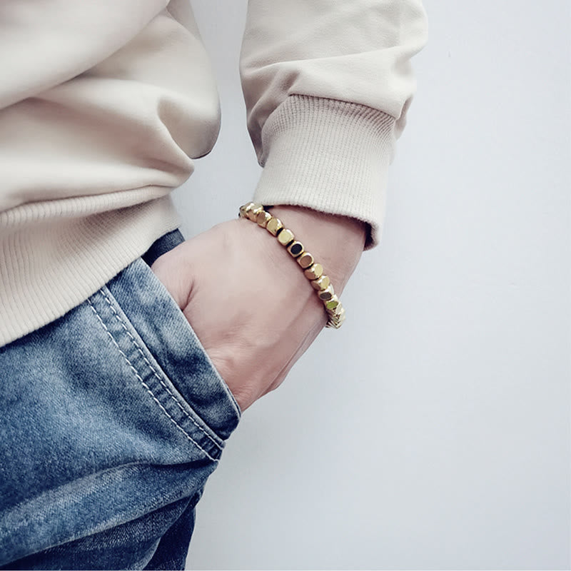 Nimara Ritual Brass Copper Good Luck Healing Bracelet